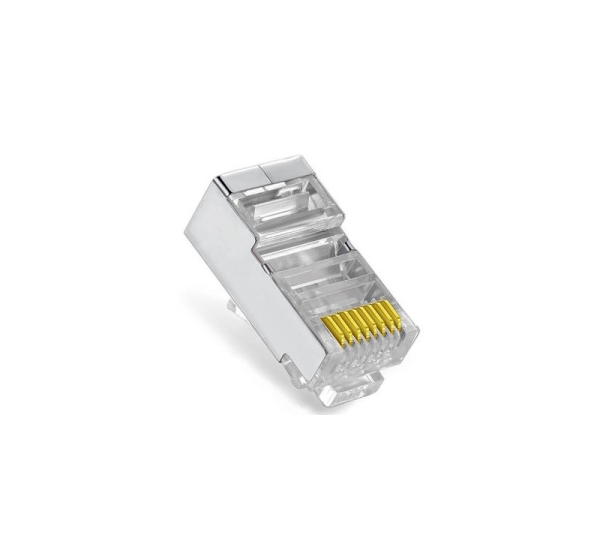 ElectroBase ® Konektors RJ45 ekranēts CAT5 STP FTP LAN kabelim