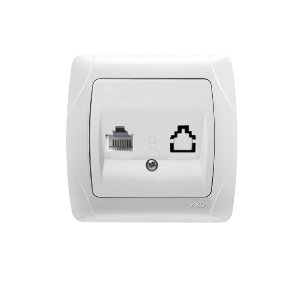 VIKO by Panasonic Tālruņa kontaktligzda balta