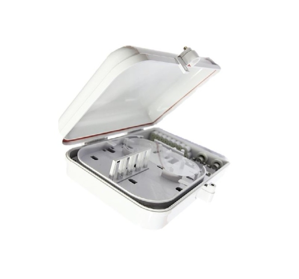 ElectroBase ® Hermētiska sadales kārba optikai, 16 šķiedras,  Simplex, 30x24x8