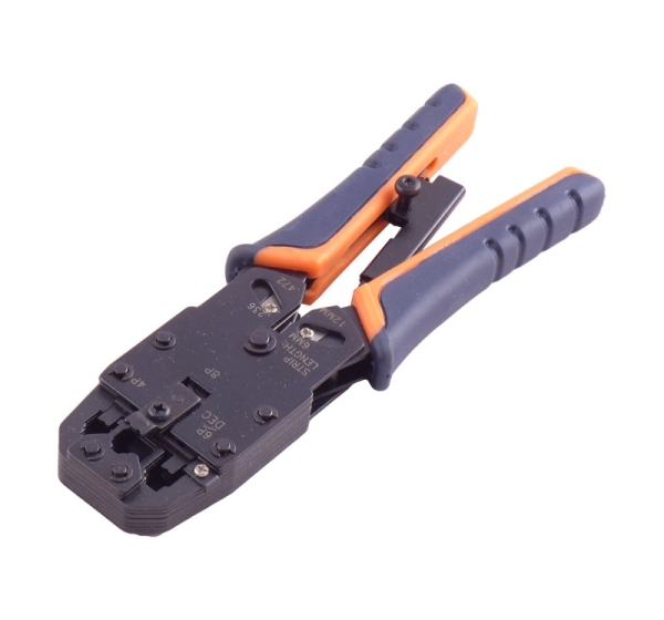ElectroBase ® Augstas kvalitātes instruments RJ45/ RJ11 konektoru montāžai