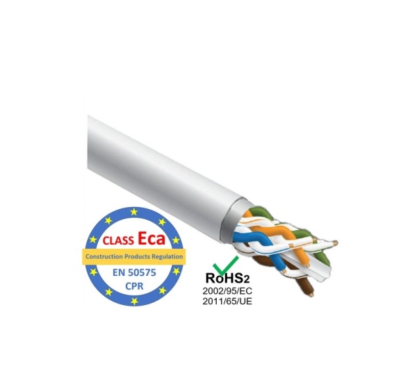 ElectroBase ® LAN Datortīklu kabelis, PRO BASE, CAT6 FTP, iekšdarbu montāžai, 305m