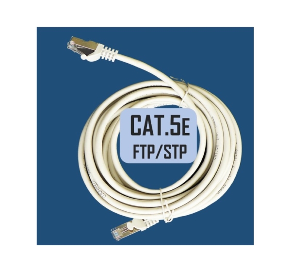 ElectroBase ® Patch cord | Patch Kabelis | Patch cable | 5m | CAT5E | FTP | STP | 5 m | ElectroBase ®