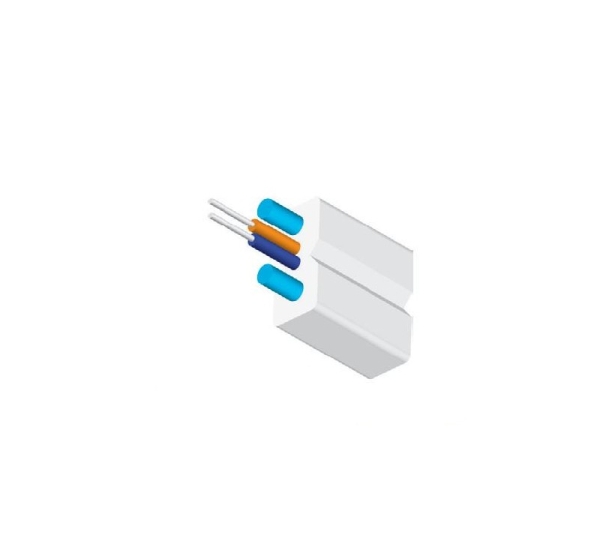 ElectroBase ® 2 optisko šķiedru kabelis FTTH, SM/ G657.A  /1000 meter per drum, white LSZH jacket