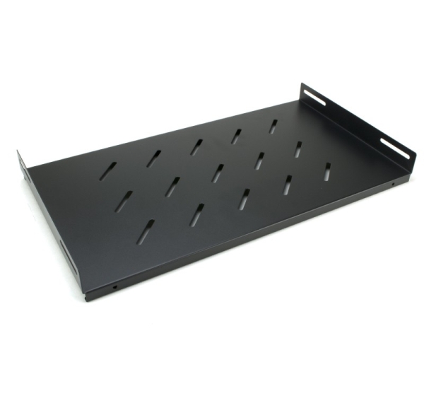 ProBase™ Fiksēts plaukts 19" komutācijas skapim, 550mm, melns