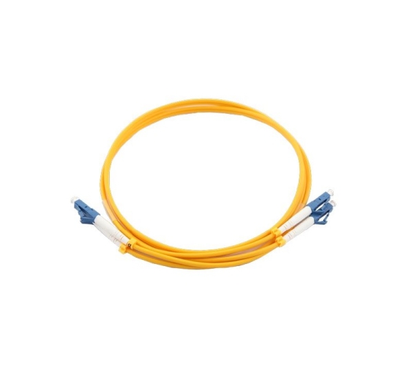ElectroBase ® LC-LC Optiskais komutācijas kabelis/ 90 grādu leņķī/ duplex/ SM/ 1m