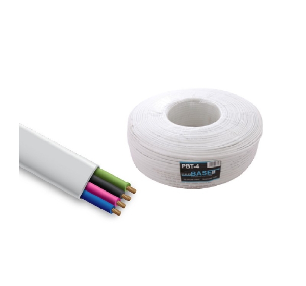 ElectroBase ® Telephone flat cable/ 4 cooper wires/ 250m packing