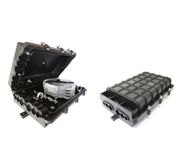 ElectroBase ® Inline Optisko kabeļu uzmava (mufta) 24-96 optiskajām šķiedrām/ bez kasetām