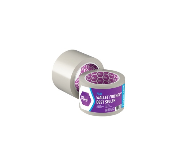 Supertape Solvent līmlente, 48mm x 66m, caurspīdīga