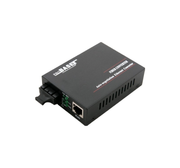 ElectroBase ® Media konvertors/ Dual fiber/ SM/ 10/100Mbps/20km/ SC/ 1310/ Repaired
