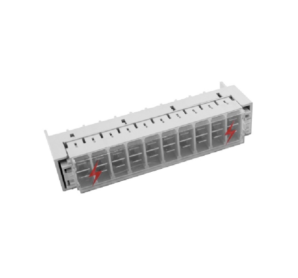 ElectroBase ® LSA 10 pāru 3 polu arrester magazine ar putekļu aizsargu