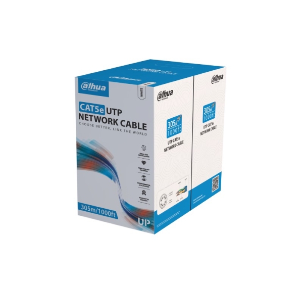 ElectroBase ® Кабель компьютерной сети LAN, кабель DAHUA CAT5E UTP | для внутреннего использования | 305м | Цена з
