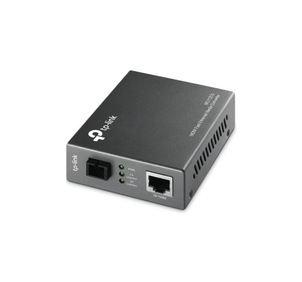 ElectroBase ® TP LINK Media konvertors 10/100Mbps, 20km, SF,  TX 1310
