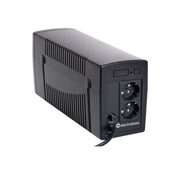 ElectroBase ® 1200 VA / 720W  Line-Interactive UPS | Nepārtrauktās barošanas bloks, akumulatori 2x7Ah
