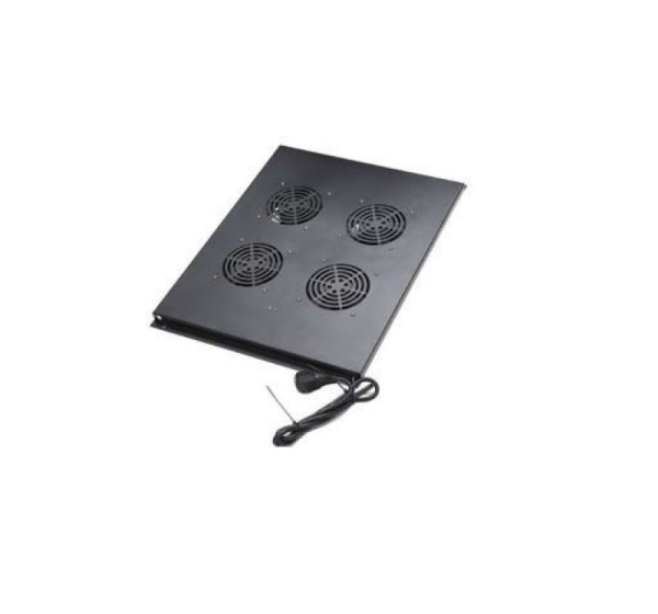ProBase™ Ventilatoru bloks griestiem/ 4 ventilatori 19'/ 800mm | Melns