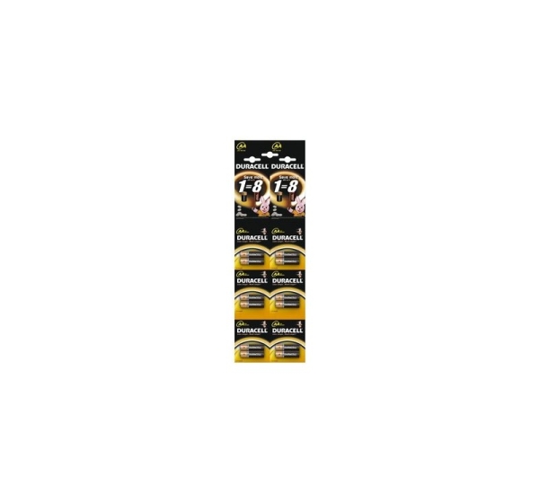Duracell LR6/AA baterijas 1.5V Duracell BASIC sērija Alkaline MN1500 HBDC iepakojumā 12 gb.