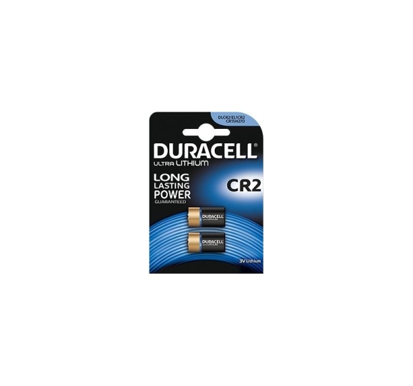 Duracell Аккумуляторы CR2 3V Duracell lithium DLCR2 в упаковке 2 шт.