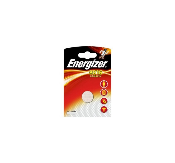 Energizer ® CR2016 baterijas 3V Energizer litija 2016 iepakojumā 1 gb.