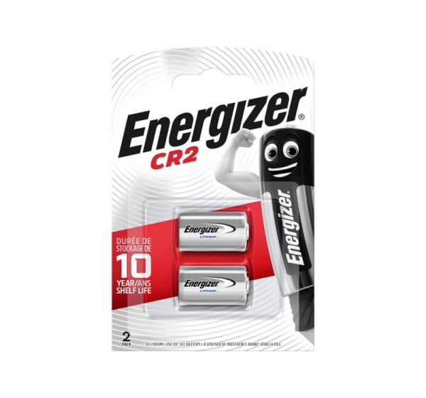 Energizer ® CR2 baterijas 3V Energizer litija CR2 iepakojumā 2 gb.