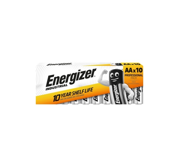 Energizer ® Батарейки AA LR6 | Промышленные щелочные батарейки Energizer 1,5 В | МН1500/Е91 | Цена за 10 шт.
