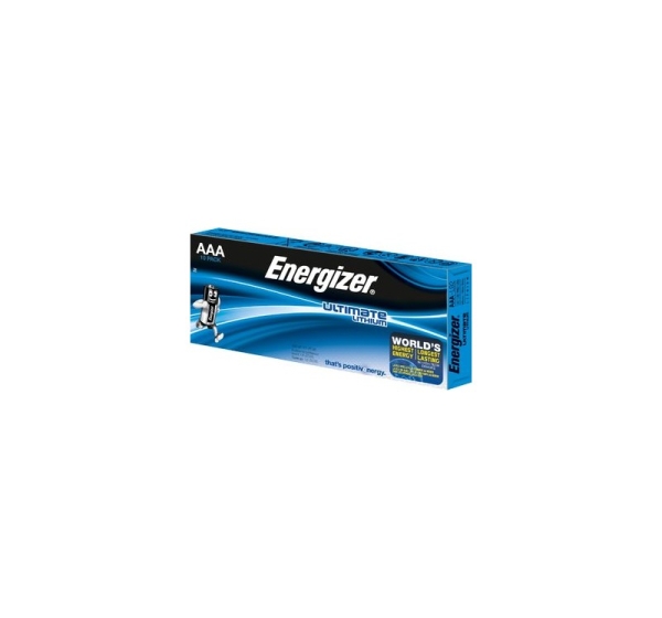 Energizer ® R03/AAA baterijas 1.5V Energizer Ultimate Lithium litija L92 iepakojumā 10 gb.