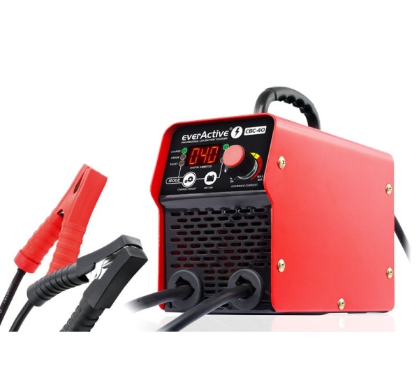 everActive™ Charger - Launcher for car, moto, etc. 12V and 24V batteries (25-1000Ah) CBC-40