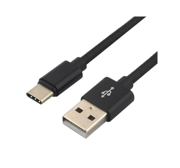 everActive™ USB-C 3.0 male / USB A male 1.0m everActive CBB-1CB 3.0A melns iepakojumā 1 gb.