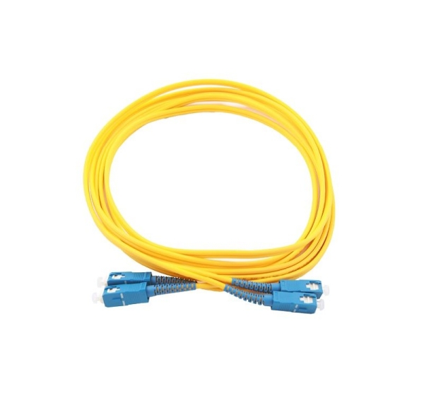 ElectroBase ® SC/UPC-SC/UPC Single Mode, Duplex, 3.0mm LSZH Yellow, 1m