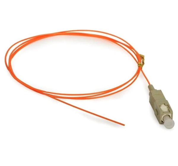 SC/UPC pigtail MM MultiMode 50/125, 0.9 LSZH Orange, 1m :: P-SC/UPC-1.2-1U1