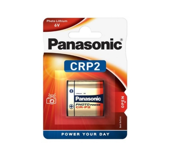 Panasonic CRP2 | 223 6V baterija Panasonic litija iepakojumā 1 gb.