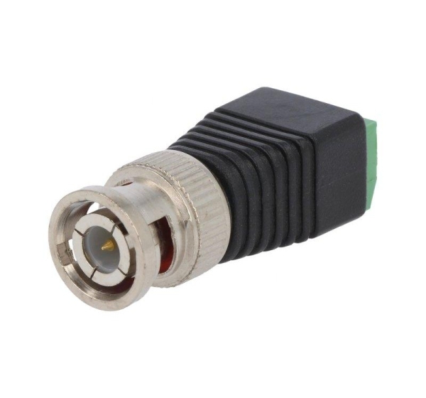 BNC male, adapteris terminal block