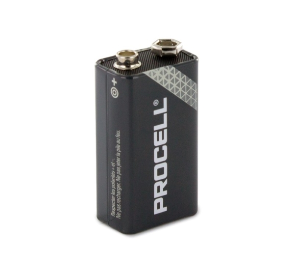 Procell ® 6LR61 9V baterija 9V Duracell Procell INDUSTRIAL sērija Alkaline PC1604 1gb.