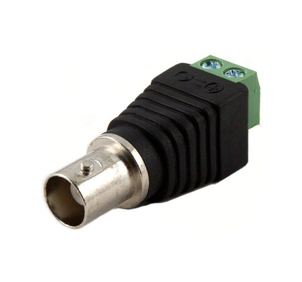 BNC female, adapteris terminal block