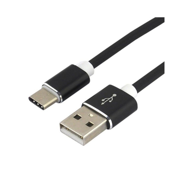 everActive™ USB-C 3.0 male / USB A male 1.5m everActive CBS-1.5CB 3.0A melns iepakojumā 1 gb.