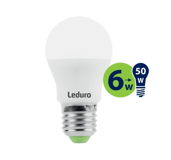 A50 LED SPULDZE 6W 500lm E27 3000K 220-240V