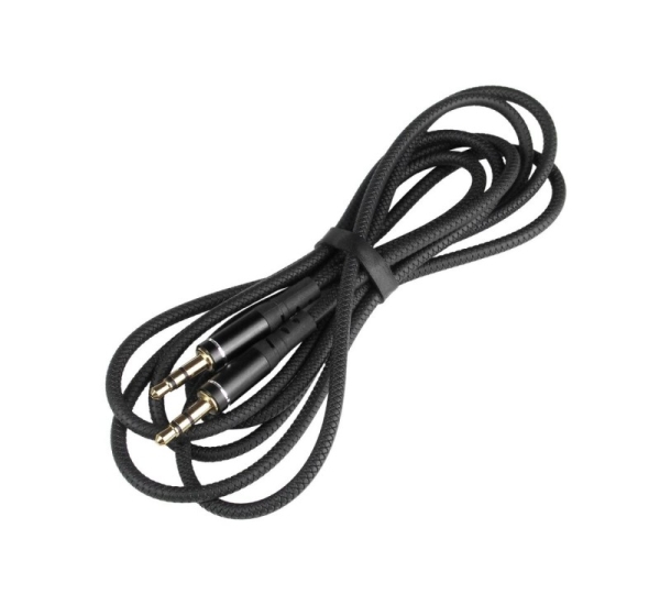 everActive™ Vads AUX 3.5mm  spraudņi stereo 1.5m melns everActive CBS-1.5JB