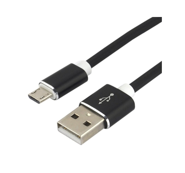 everActive™ USB mikro B vads / USB A 1.0m everActive CBS-1.5MB 2.4A melns iepakojumā 1 gb.