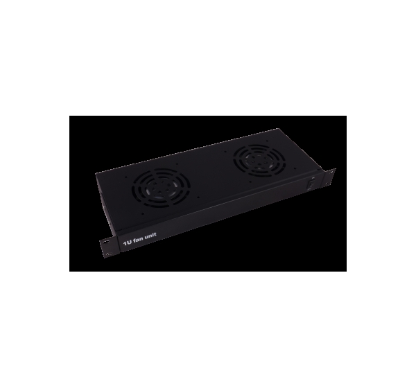 ProBase™ 1U divu ventilatoru bloks 19" komutācijas skapim/ SR3.1.2