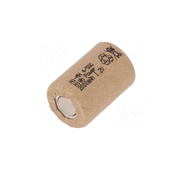 Akumulators: Ni-MH | 4/5SC | 1,2 V | 2000mAh | Ø22x32,5 mm