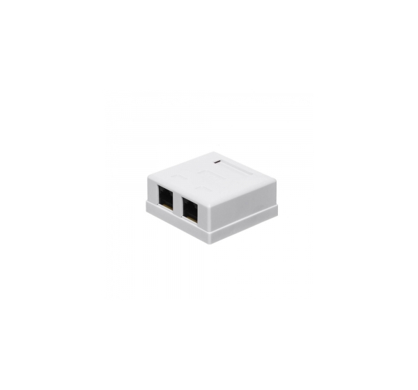 ElectroBase ® Virsapmetuma datora rozete CAT6 , divi porti RJ45
