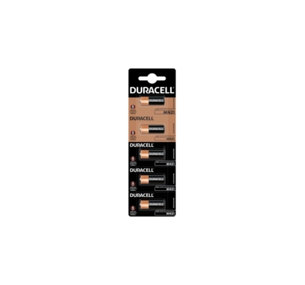 Duracell Аккумуляторы 23А 12В Duracell щелочные MN21 в упаковке 5 шт.