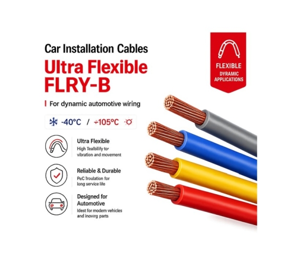 Wire;FLRY-B;stranded;Cu;1mm2;PVC;yellow;60V;100m;Class:5