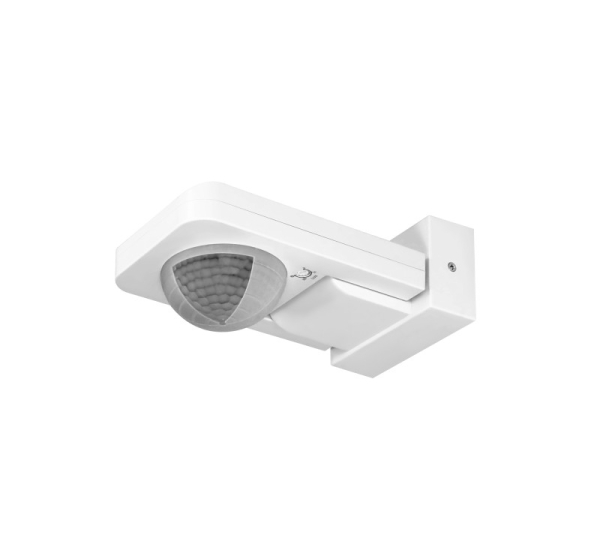 Motion sensor, range 360°, 20m, IP65 white