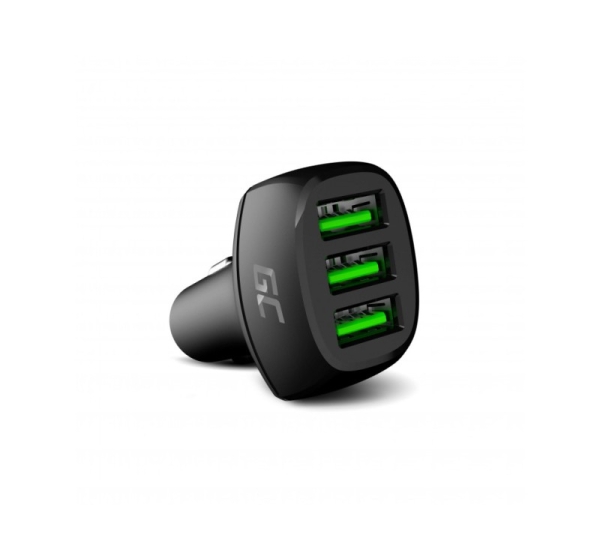 Green Cell ® 54W 3xUSB 12V/24V auto lādētājs ar tehnoloģiju Ultra Charge