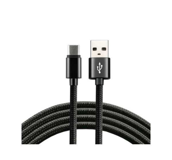 everActive™ USB-C 3.0 male / USB A male 1.2m everActive CBB-1.2CB 3.0A melns iepakojumā 1 gb.