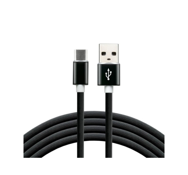 everActive™ USB-C 3.0 male / USB A male 1.0m everActive CBS-1CB 3.0A melns iepakojumā 1 gb.