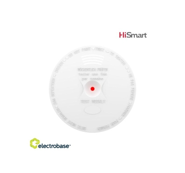 HiSmart Wireless Smoke Sensor (BS EN 14604:2005)