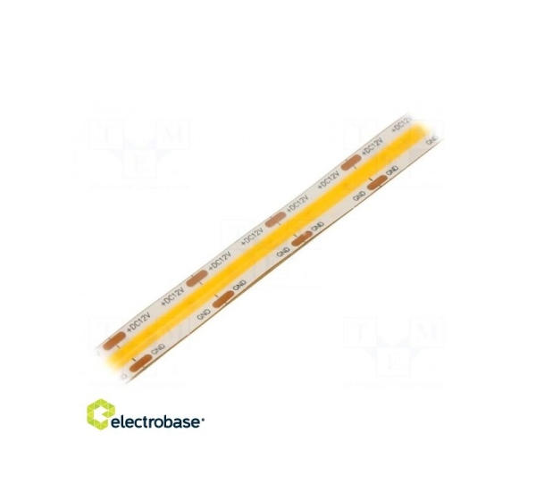 COB LED tape white warm 12V LED/m:528