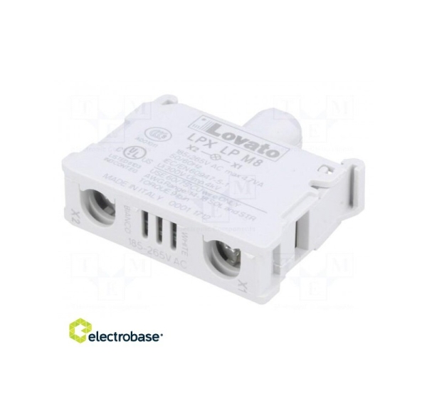 Illuminating unit 22mm Platinum -25÷70°C