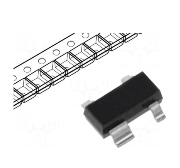 Tranzistors: NPN x2 bipolāri 30V 0,1A