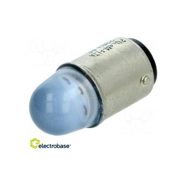 LED lampiņa zila | BA15D | 230VAC